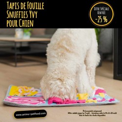 Tapis de fouille Snuffies Yvy pour chien, enrichissement sensoriel et stimulation mentale