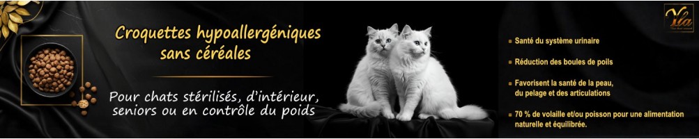 Croquettes Sans Céréales – Chats Stérilisés & Seniors