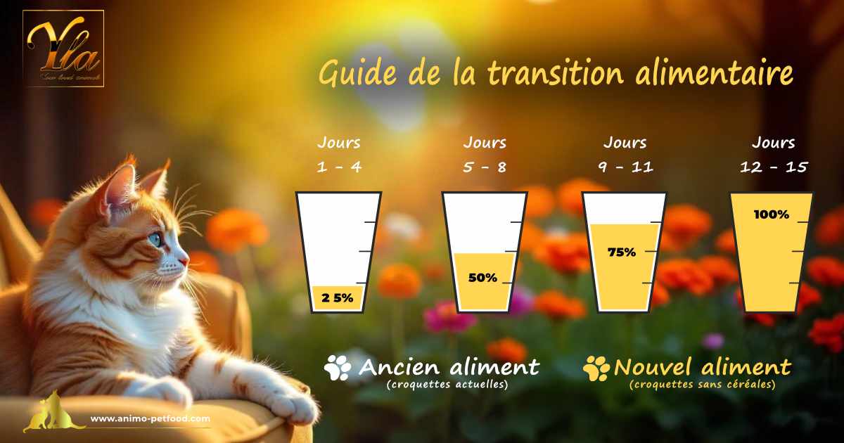 Guide pour changer progressivement l’alimentation d’un chat adulte afin de préserver sa santé