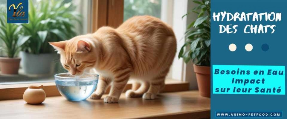 Hydratation des Chats : Besoins en Eau et Impact sur leur Santé